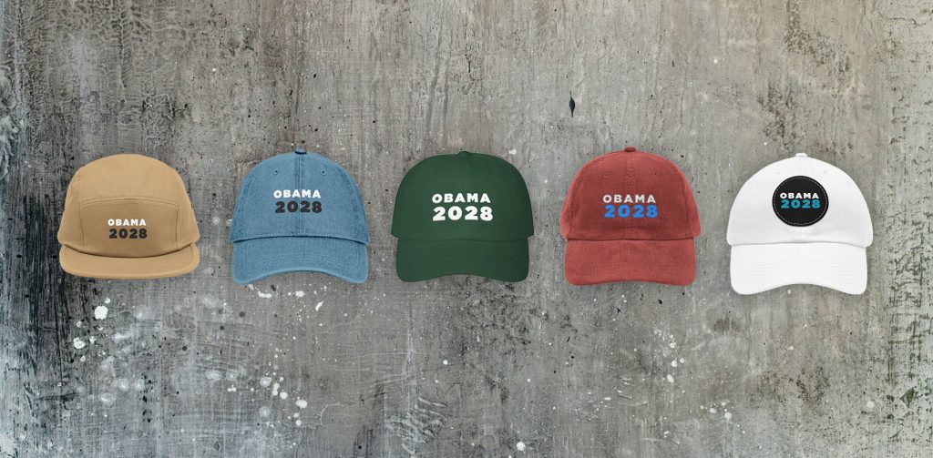 Obama 2028 hats